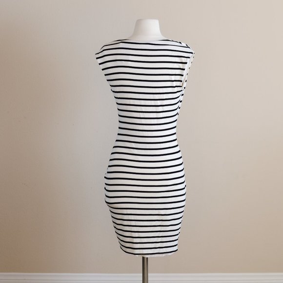 NWT Anthropologie Bailey 44 Stretchy Striped Body Con Dress - Picture 11 of 12